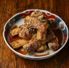 ごぼうの甘辛揚げ