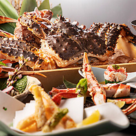 四季折々の旬を活かした繊細な蟹料理