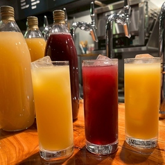 ソフトドリンク・カクテルも充実