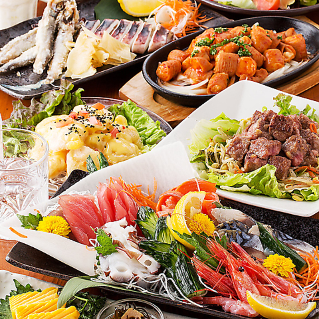 一口でわかる鮮度。まずはこれ！名物・あさかな盛り