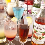 カクテルやワイン等ドリンク多数！ノンアルコールドリンクも種類豊富♪
