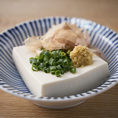 素材を楽しむ自家製冷奴