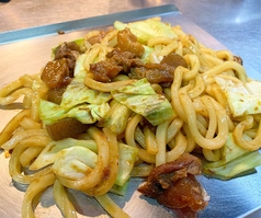 すじコン焼きうどん