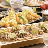 喉ごし抜群でツルっといけちゃう当店名物の信州蕎麦！