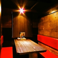 個室が豊富、小人数から大人数まで！