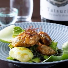 牡蠣と青菜のオイスター炒め