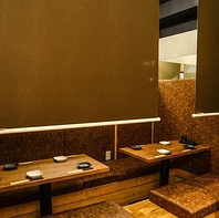 プライベート空間でくつろぐ掘りごたつ半個室！