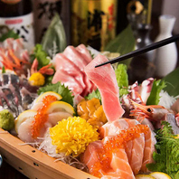 朝締めの海鮮は新鮮で脂の乗りも完璧です