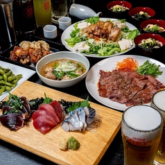 牡蠣と海鮮の和洋食彩 くつろぎや 本八幡のコース写真