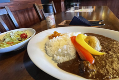 カレー(サラダ付き)