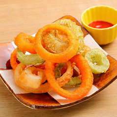 3種のオニオンリング