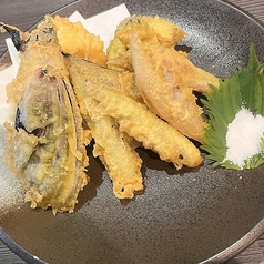 夏野菜の天ぷら~岩塩添え~