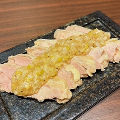 低温鶏ネギ塩ダレ