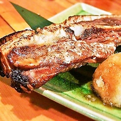 マグロのカマ塩山椒焼き