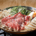料理メニュー写真&nbsp;北海道さくらビーフ すき焼き鍋
