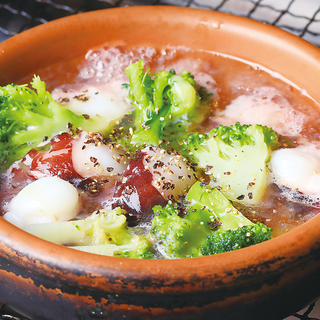 アヒージョだけでも7種類！食べ比べてお気に入りを見つけて♪