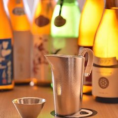 和食にぴったりの日本酒を多数ご用意。