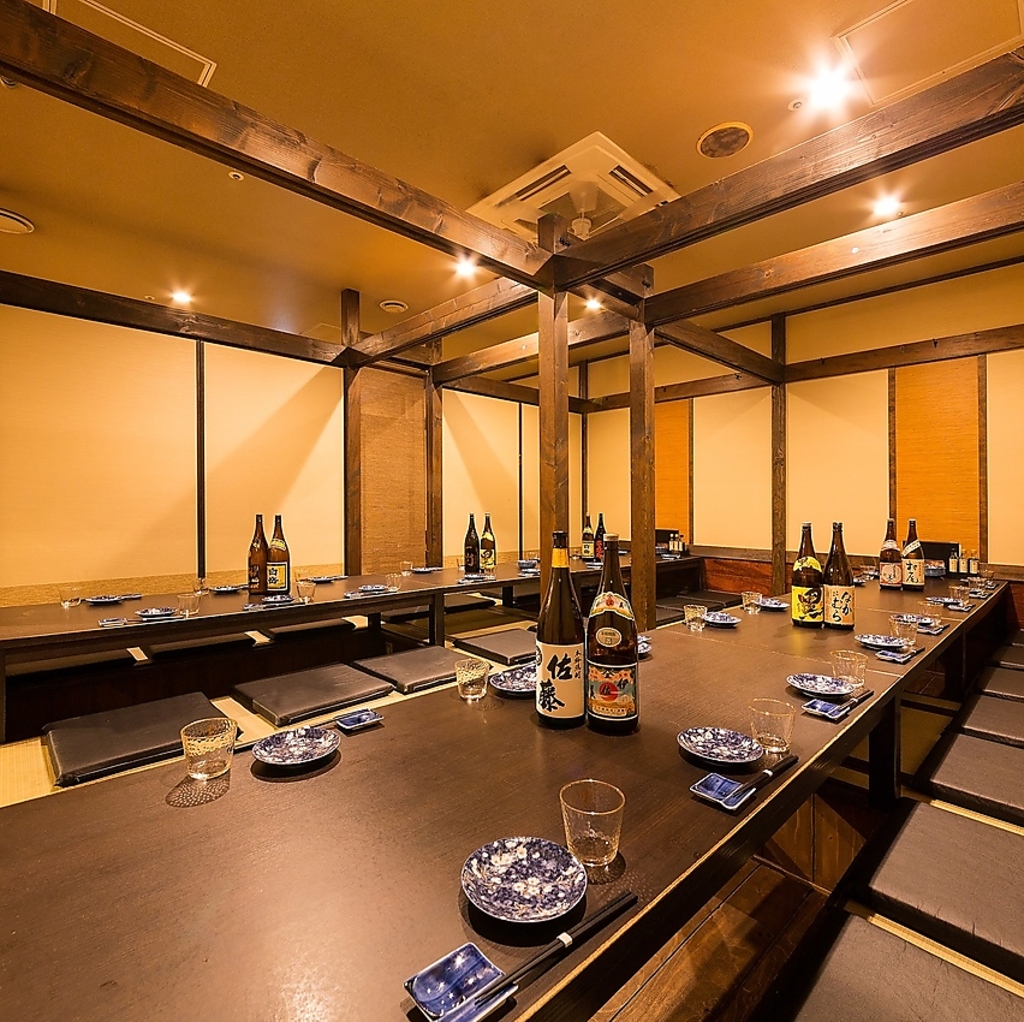 集合解散に便利な西新駅すぐで最大50名様までのご宴会可能！会社の忘年会・新年会や歓送迎会もぜひ♪