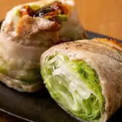 シャキシャキレタス豚巻き