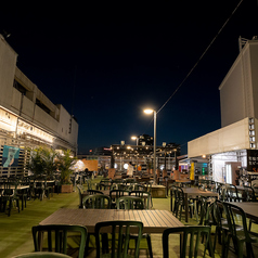 川崎モアーズ 網焼きBBQビアガーデンの雰囲気2