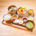 料理メニュー写真&nbsp;国産豚と彩り野菜のせいろ蒸し御膳