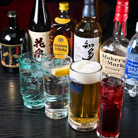 宴会を彩る飲み放題！料理に寄り添う美酒。