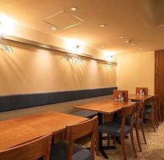 4名がけテーブル席