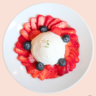 いちごのグリークヨーグルトト