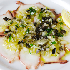 イタリアの定番!!タコのカルパッチョ
