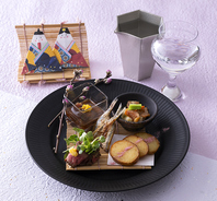 旬の食材を使い、身体に優しいを料理をご用意しています