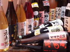 日本酒や焼酎から、梅酒、カクテルまで豊富にご用意！