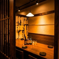 個室、半個室あり、シチュエーションに応じてご案内。