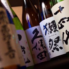 十四代、田酒、鍋島など、プレミア焼酎や人気地酒◎