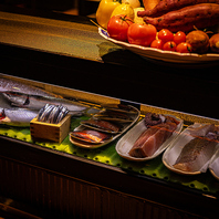 市場より直送される食材！