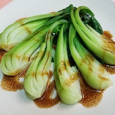 チンゲン菜のオイスターソースかけ