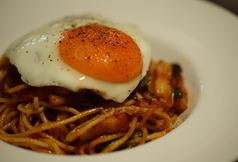 鉄板で作るナポリタン