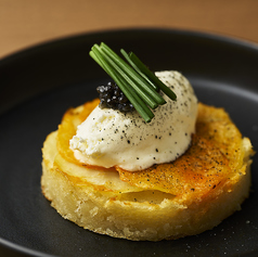 温かいポテトバター キャビア &nbsp;発酵ホイップバター