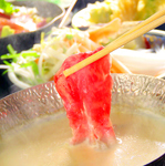 贅沢采女牛しゃぶコース《福島地酒もOK》2H飲み放題込全10品(全品銘々盛り)16500円！