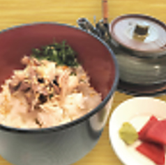 冷やし焼鯖だし茶漬け/冷やしトマト