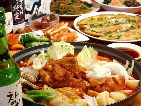 家庭的な韓国料理が楽しめるお店