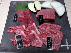 和牛ヘレ+赤身盛り合わせ3種