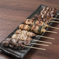 種類豊富な焼鳥を心ゆくまで楽しめる当店の焼鳥