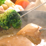 【醤油フォンデュコース2H飲放込8800円(税込)！】コク深い醤油フォンデュが素材の旨味を引き立てます