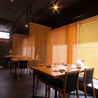 落ち着いた雰囲気、街中の喧騒を忘れられる空間