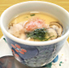 冷やし茶碗蒸し/八戸産いか軟骨の唐揚げ 藻塩or醤油