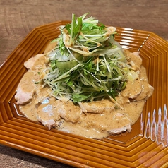 低温鶏バンバンジーサラダ