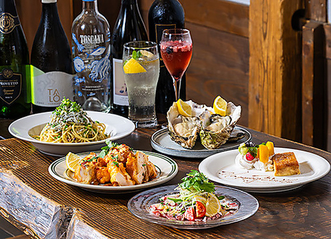 こだわりのお酒と料理で楽しく飲んじゃお！パスタが絶品。お座敷、カウンター完備