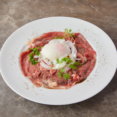 黒毛和牛の炙りカルパッチョ