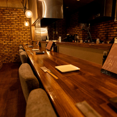 カウンター席もご用意しております。