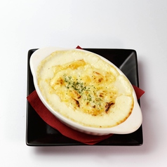 キノコのクリームグラタン